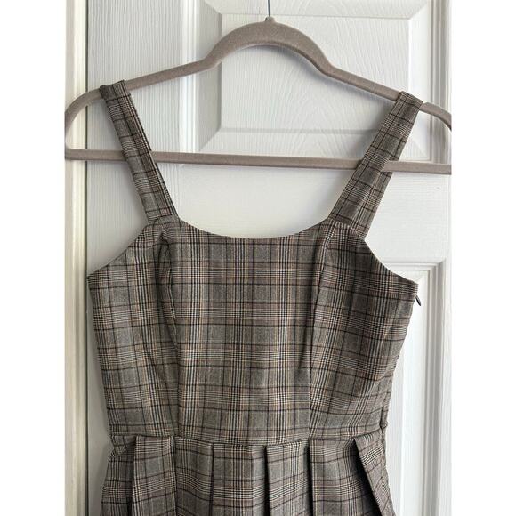 Monteau Plaid Fit & Flare Sleeveless Dress with Pleated Skirt size Small NWT - Picture 6 of 7